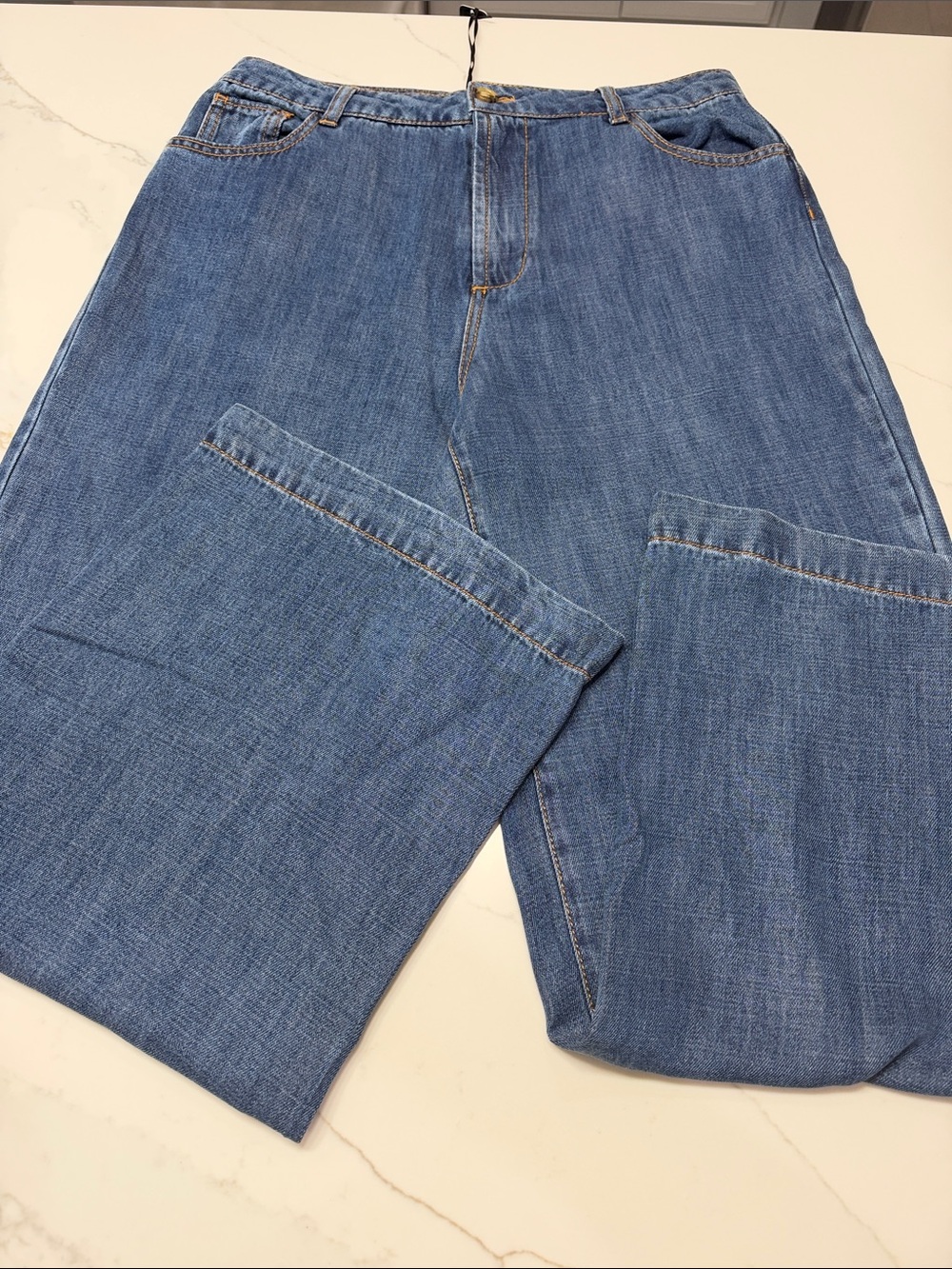 Velvet Heart Wide Leg Jeans in Blue Wash - Picture 5 of 16